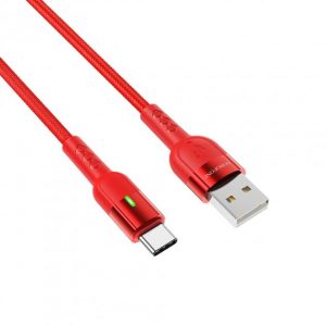 Кабель USB Borofone BU17 Type-C 1,2m 3A Червоний