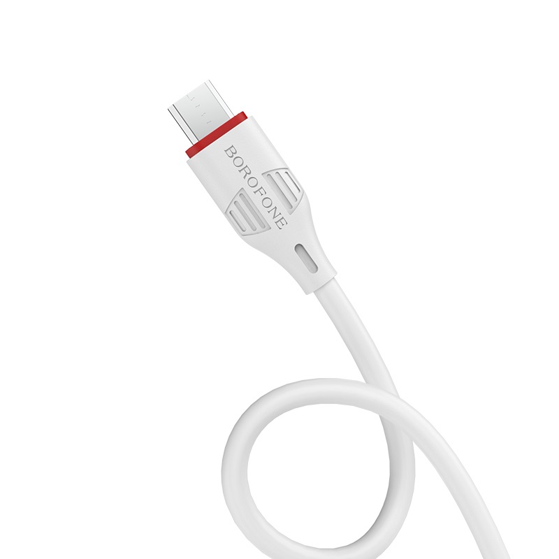 Кабель USB Borofone BX17 Micro 1m Білий - Зображення 2