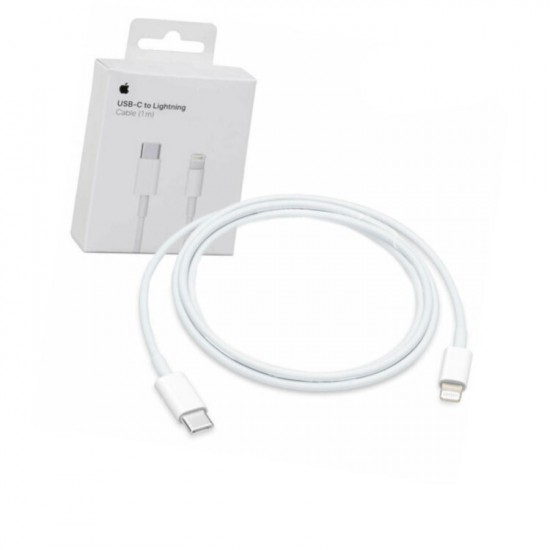 Кабель USB Apple Type-C to Lightning (AAA) 1m Білий
