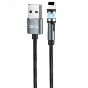Кабель USB Hoco U94 Universal Rotating  Lightning Чорний 1,2 м