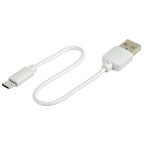 Кабель USB Type-C 0.3m Білий