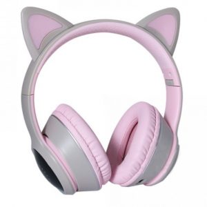 Навушники Bluetooth TUCCI K26 LED Рожевий