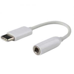 Адаптер-перехідник Type-C to 3.5 Aux 0.1m Білий