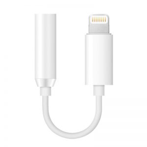 Адаптер-перехідник Apple Lightning to 3.5mm AUX TRRS 0.1m (Без Bluetooth) Білий