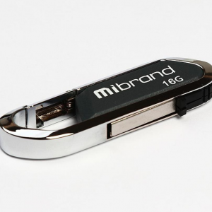 Флеш-пам'ять Mibrand Aligator 16Gb USB 2.0 Сірий