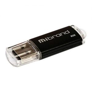 Флеш-пам'ять Mibrand Cougar 8Gb USB 2.0 Чорний