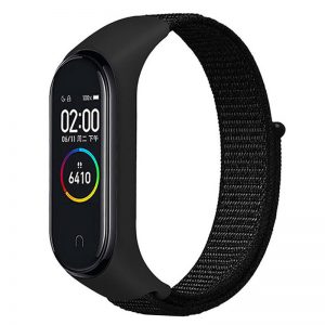Ремінець Nylon для Xiaomi Band 5/6 Чорний