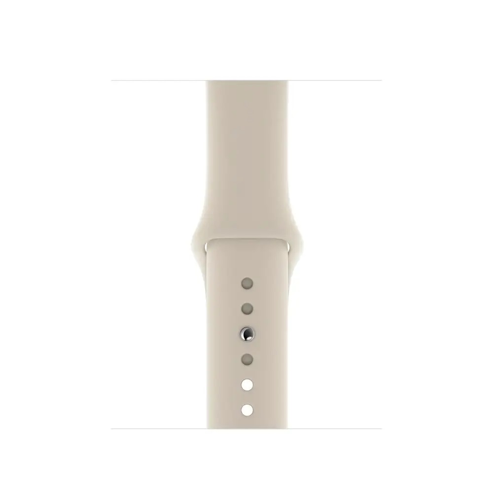 Ремінець силіконовий для Apple watch 42mm / 44mm (Молочний / Lactic) - Зображення 2