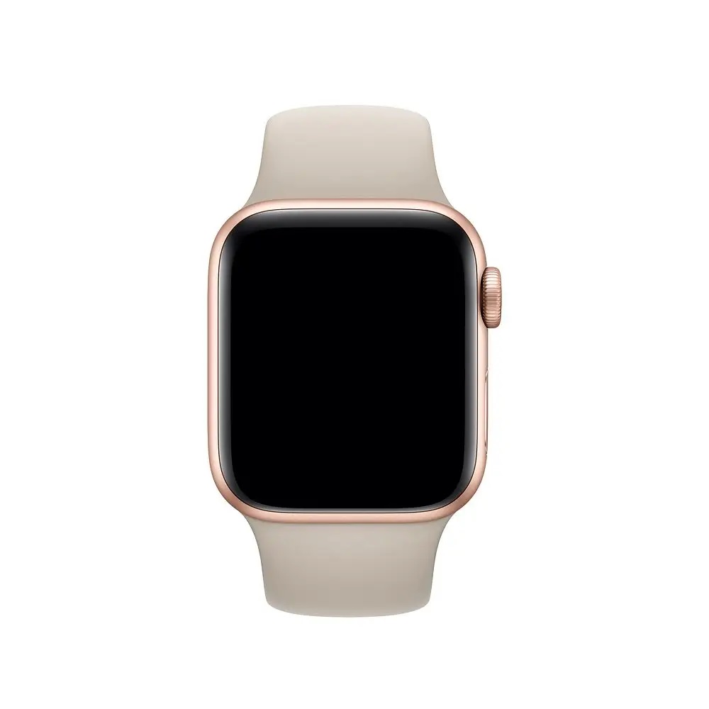 Ремінець силіконовий для Apple watch 42mm / 44mm (Молочний / Lactic) - Зображення 3