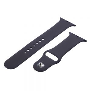 Ремінець силіконовий для Apple watch 38mm / 40mm (Коричневий / Brown)
