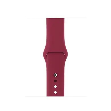 Ремінець силіконовий для Apple watch 42mm / 44mm (Марсала / Marsala) - Зображення 2