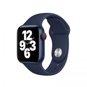 Ремінець силіконовий для Apple watch 38mm / 40mm (Синій / Dark Blue)