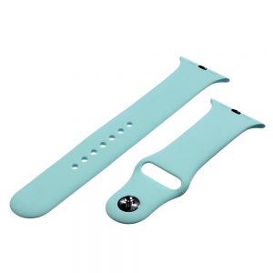 Ремінець силіконовий для Apple watch 38mm / 40mm (Зелений / Mint)