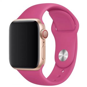 Ремінець силіконовий для Apple watch 38mm / 40mm (Малиновий / Dragon Fruit)