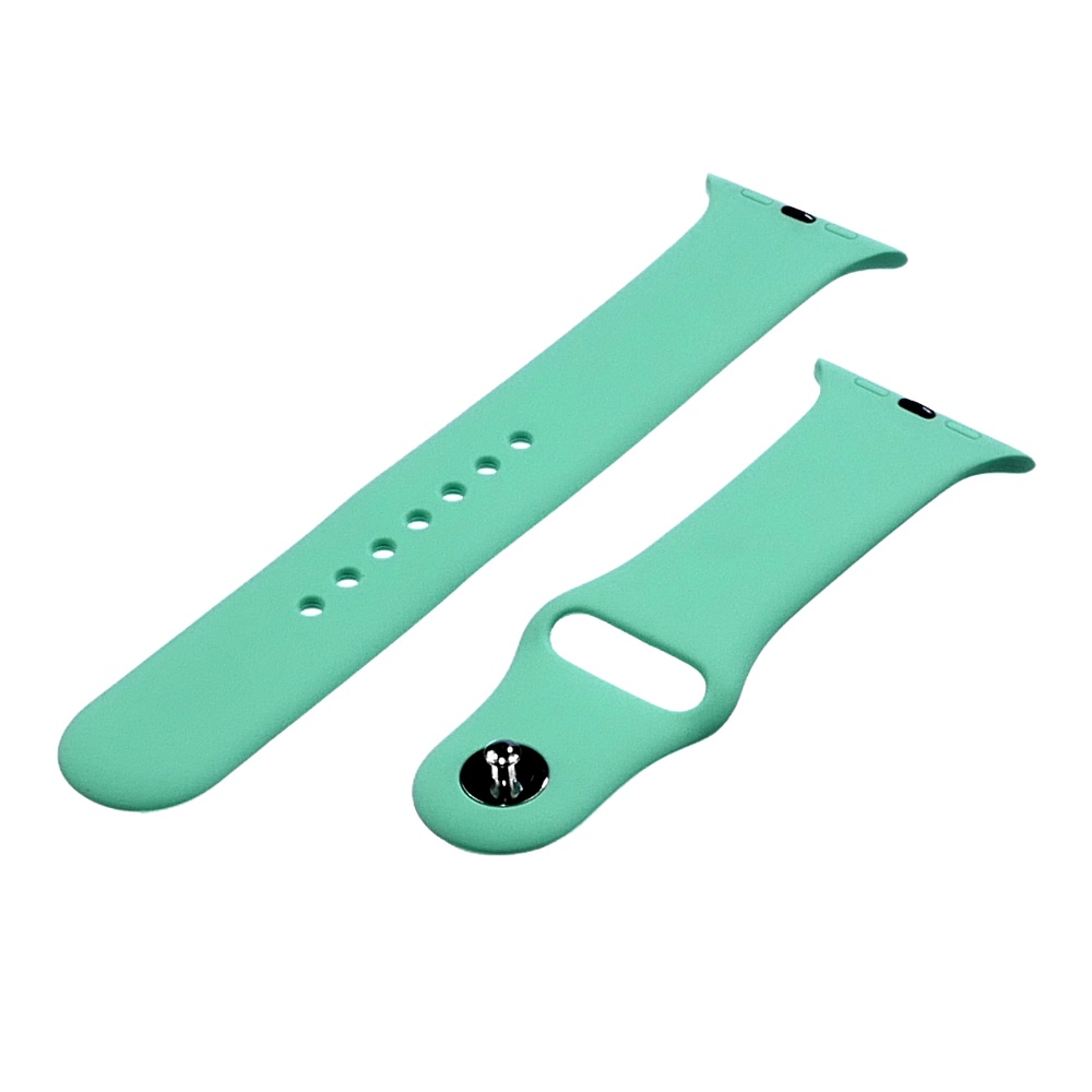 Ремінець силіконовий для Apple watch 38mm / 40mm (Зелений / Spearmint)