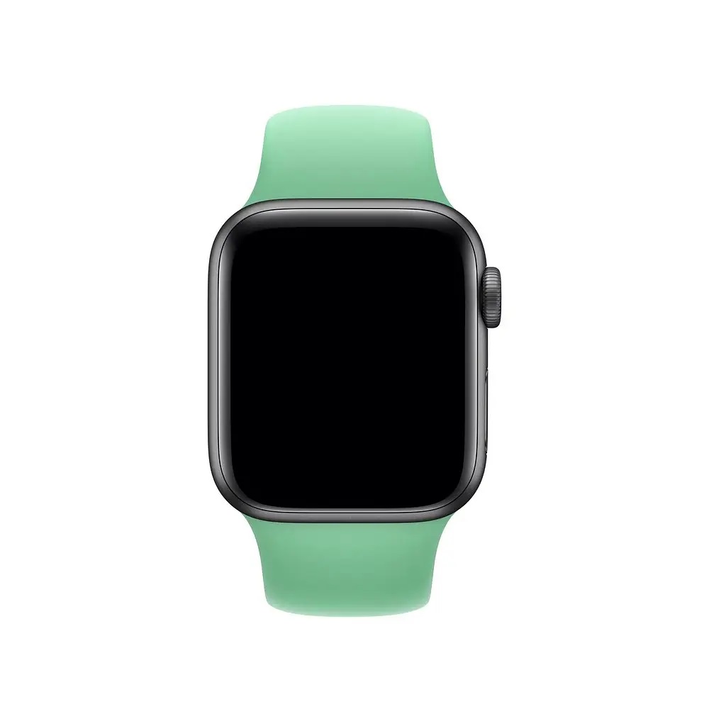 Ремінець силіконовий для Apple watch 38mm / 40mm (Зелений / Spearmint) - Зображення 3