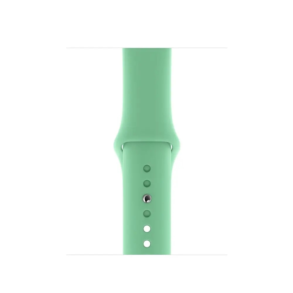 Ремінець силіконовий для Apple watch 38mm / 40mm (Зелений / Spearmint) - Зображення 4