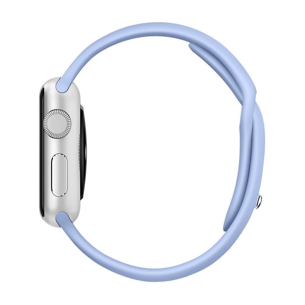 Ремінець силіконовий для Apple watch 38mm / 40mm (Рожевий / Barbie Pink) - Зображення 4