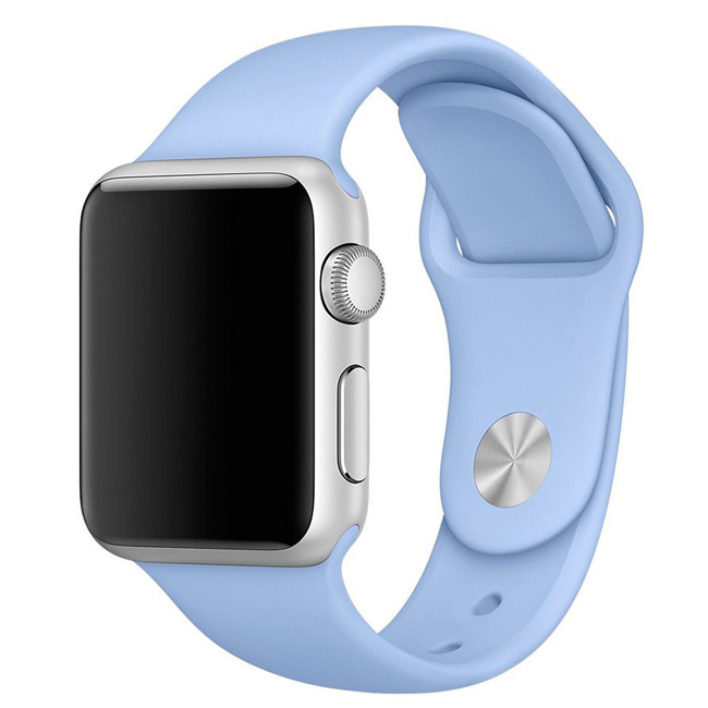 Ремінець силіконовий для Apple watch 38mm / 40mm (Рожевий / Barbie Pink)