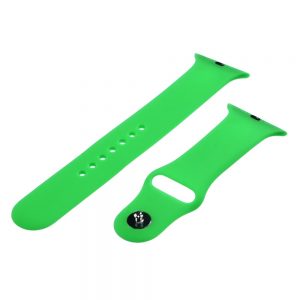 Ремінець силіконовий для Apple watch 38mm / 40mm (Салатовий / Neon Green)