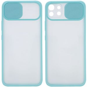 Чохол Camshield mate TPU зі шторкою для камери для Xiaomi Mi 11 (Бірюзовий)