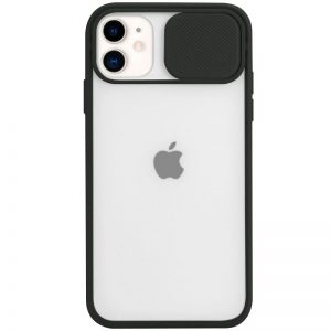 Чохол Camshield mate TPU зі шторкою для камери для iPhone 11 Чорний