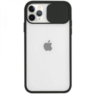 Чохол Camshield mate TPU со шторкой для камеры для iPhone 12 Pro Max Чорний