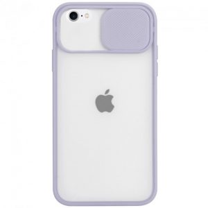 Чохол Camshield mate TPU зі шторкою для камери для iPhone 7/8 / SE (2020) Бузковий