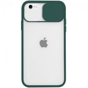 Чохол Camshield mate TPU зі шторкою для камери для iPhone 7/8 / SE (2020) Зелений