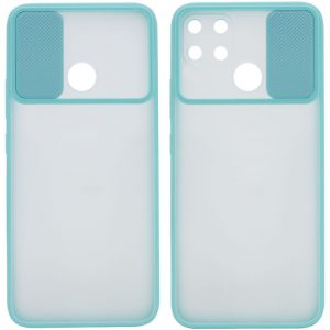 Чохол Camshield mate TPU зі шторкою для камери для Oppo A15s / A15 (Бірюзовий)