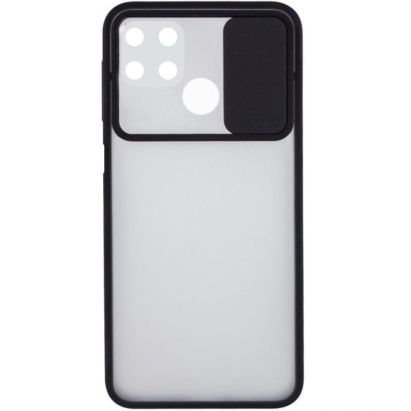 Чохол Camshield mate TPU зі шторкою для камери для Oppo A15s / A15 (Чорний) - Зображення 3