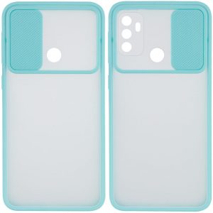 Чохол Camshield mate TPU зі шторкою для камери для Oppo A53 / A32 / A33 (Бірюзовий)