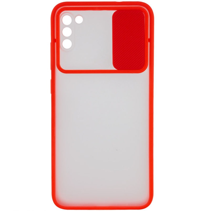 Чохол Camshield mate TPU зі шторкою для камери для Samsung Galaxy A02s (Червоний) - Зображення 3