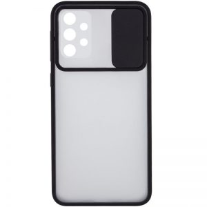 Чохол Camshield mate TPU зі шторкою для камери для Samsung Galaxy A52 4G / A52 5G (Чорний)
