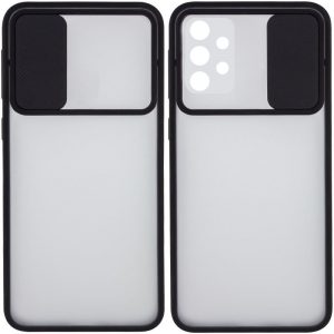 Чохол Camshield mate TPU зі шторкою для камери для Samsung Galaxy A72 4G / A72 5G (Чорний)