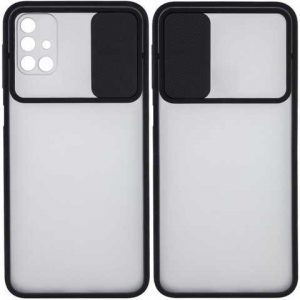 Чохол Camshield mate TPU зі шторкою для камери для Samsung Galaxy M51 (Чорний)