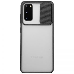 Чохол Camshield mate TPU зі шторкою для камери для Samsung Galaxy S20 (Чорний)