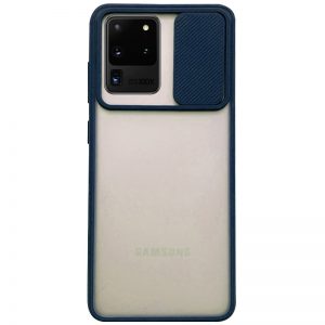 Чохол Camshield mate TPU зі шторкою для камери для Samsung Galaxy S20 (Синій)