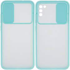 Чохол Camshield mate TPU зі шторкою для камери для Xiaomi Poco M3 (Бірюзовий)