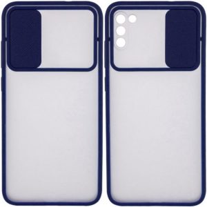 Чохол Camshield mate TPU зі шторкою для камери для Xiaomi Poco M3 (Синій)