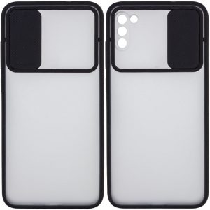 Чохол Camshield mate TPU зі шторкою для камери для Xiaomi Poco M3 (Чорний)