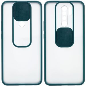 Чохол Camshield mate TPU зі шторкою для камери для Xiaomi Redmi 9 (Зелений)