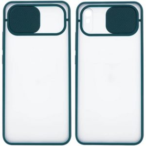 Чохол Camshield mate TPU зі шторкою для камери для Xiaomi Redmi 9A (Зелений)