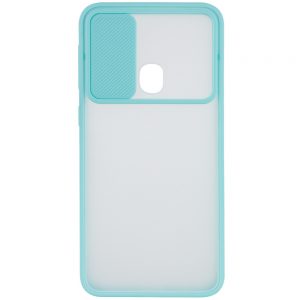 Чохол Camshield mate TPU зі шторкою для камери для Xiaomi Redmi 9C (Бірюзовий)