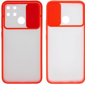 Чохол Camshield mate TPU зі шторкою для камери для Xiaomi Redmi 9C (Червоний)