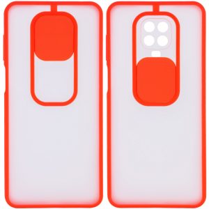 Чохол Camshield mate TPU зі шторкою для камери для Xiaomi Redmi Note 9s / Note 9 Pro / Note 9 Pro Max (Червоний)