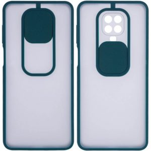 Чохол Camshield mate TPU зі шторкою для камери для Xiaomi Redmi Note 9s / Note 9 Pro / Note 9 Pro Max (Зелений)