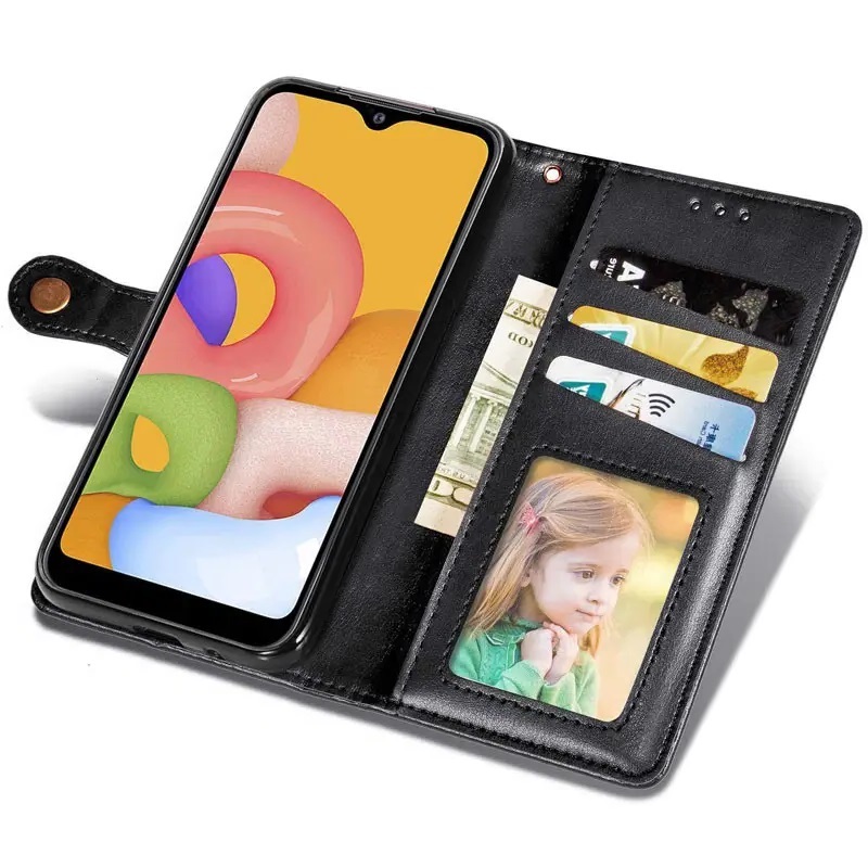 Чохол книжка шкіряний GETMAN Gallant (PU) для Xiaomi Poco X3 NFC / Poco X3 Pro (Чорний) - Зображення 2