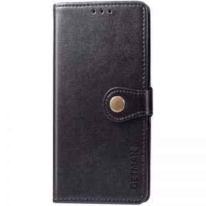Чохол книжка шкіряний GETMAN Gallant (PU) для Xiaomi Redmi Note 10 Pro (Чорний)