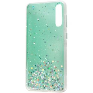 Чохол Star Glitter для Samsung Galaxy A50 (A505F) / A50s / A30s (Прозорий / М'ятний)